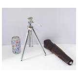 Vintage Kalimar PE-8 Camera Tripod with Carrying Case
