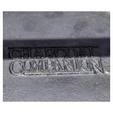 Set of 2 Cast Iron Pans & Cast Iron Charcoal Companion Press