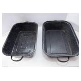 Enamel Roaster & Stainless Liquid Core Electric Skillet