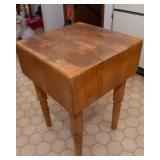 John Boos Butcher Block Island – 24" x 24" x 34"