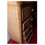 Vintage Pier 1 “San Angelo Collection” Wicker Dresser – 33"W x 20.5"D x 47"T