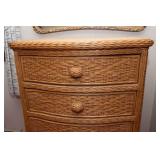 Vintage Pier 1 “San Angelo Collection” Wicker Dresser – 33"W x 20.5"D x 47"T