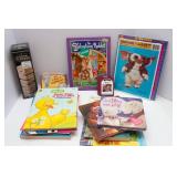 Children’s Books, Coloring Books & Games – Some Vintage & Unused