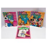 Children’s Books, Coloring Books & Games – Some Vintage & Unused