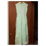 Mint Green Bridesmaid Dress – Hand-Sewn, Size Small