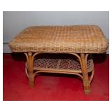 Light Tan Wicker Coffee Table – Real Wicker