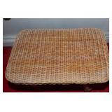 Light Tan Wicker Coffee Table – Real Wicker
