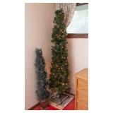 Set of 2 Christmas Trees – 72" & 47" Tall