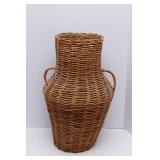 Wicker Decorative Vase – 21" Tall
