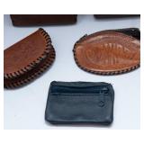 Variety of Coin Purses – Mostly Leather
