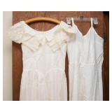 Vintage White Dress with Slip – Small/XS