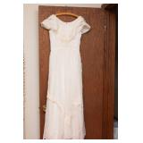 Vintage White Dress with Slip – Small/XS