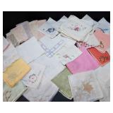 Large Variety of Vintage Hankies