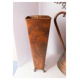 Set of 3 Large Metal Vases – 17" Tall