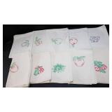 Vintage Embroidered Dish Towels – Great Condition