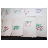 Vintage Embroidered Dish Towels – Great Condition
