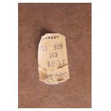 Vintage Mid-Century Modern Wall Clock – 20" x 12"