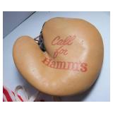 Vintage Hamm’s Collectibles – Baseball Mitt & Apron