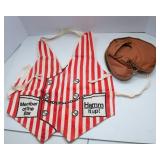 Vintage Hamm’s Collectibles – Baseball Mitt & Apron