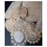 Lot of Vintage Crocheted & Lace Items