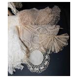 Lot of Vintage Crocheted & Lace Items