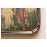 Antique Holy Family Religious Print