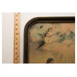 Antique Holy Family Religious Print