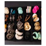 Lot of 32 Vintage Earrings – Unique Collection