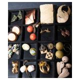 Set of 32 Costume Jewelry Earrings – Unique Styles