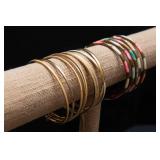 Set of 8 Metal Bangles