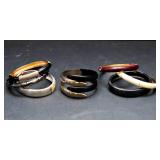 Set of 7 Metal Cuff Bracelets