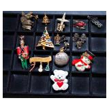 Collection of Christmas Pins
