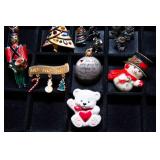 Collection of Christmas Pins
