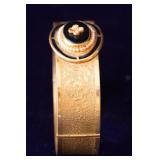 Vintage Black and Gold-Tone Jewelry Set