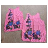 Set of Five Vintage Aprons