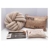 Wine-Themed Pillows and Wall Art