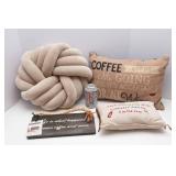 Wine-Themed Pillows and Wall Art