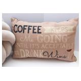 Wine-Themed Pillows and Wall Art