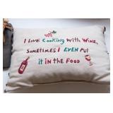 Wine-Themed Pillows and Wall Art