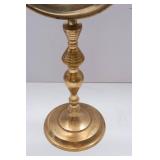 Mirrored Tray with Vanity Mirror – Brass Base