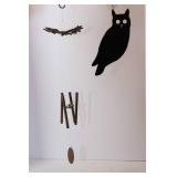 Leaf Wind Chime & Owl Window Hanging