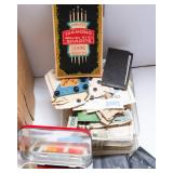 Variety of Vintage Sewing Supplies