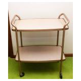 Metal Rolling Cart – 27.5" x 17" x 29.5"