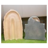 Set of 2 Vintage St Therese Religious Ceramics – Possibly Chalkware