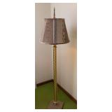 Gold-Tone Floor Lamp