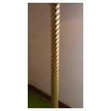 Gold-Tone Floor Lamp