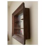 Mirror with Display Shelving – 29" W x 23" H x 5" D