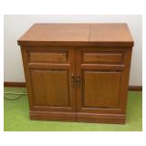 Sewing Table with Montgomery Ward Sewing Machine