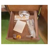 Sewing Table with Montgomery Ward Sewing Machine