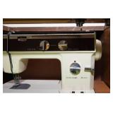 Sewing Table with Montgomery Ward Sewing Machine